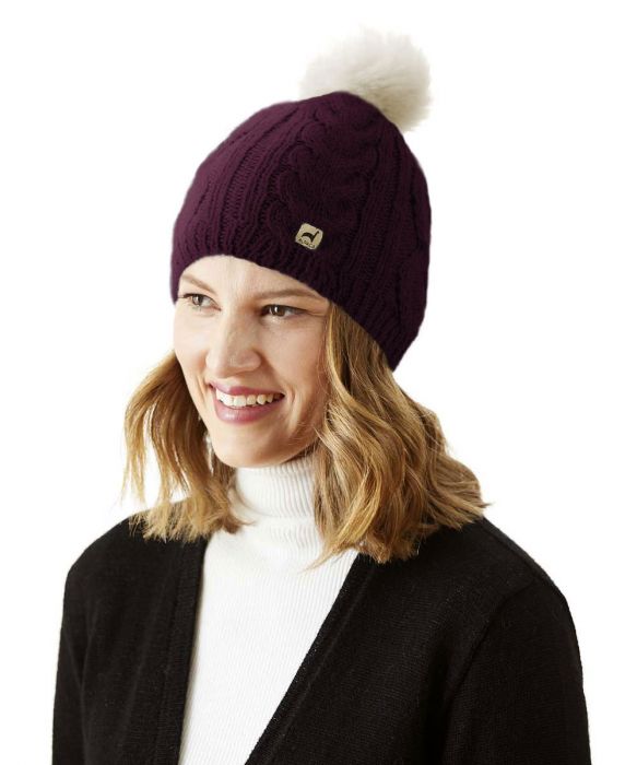Pom-Pom Cable Alpaca Hat (5+ Color Options) – Living the Dream