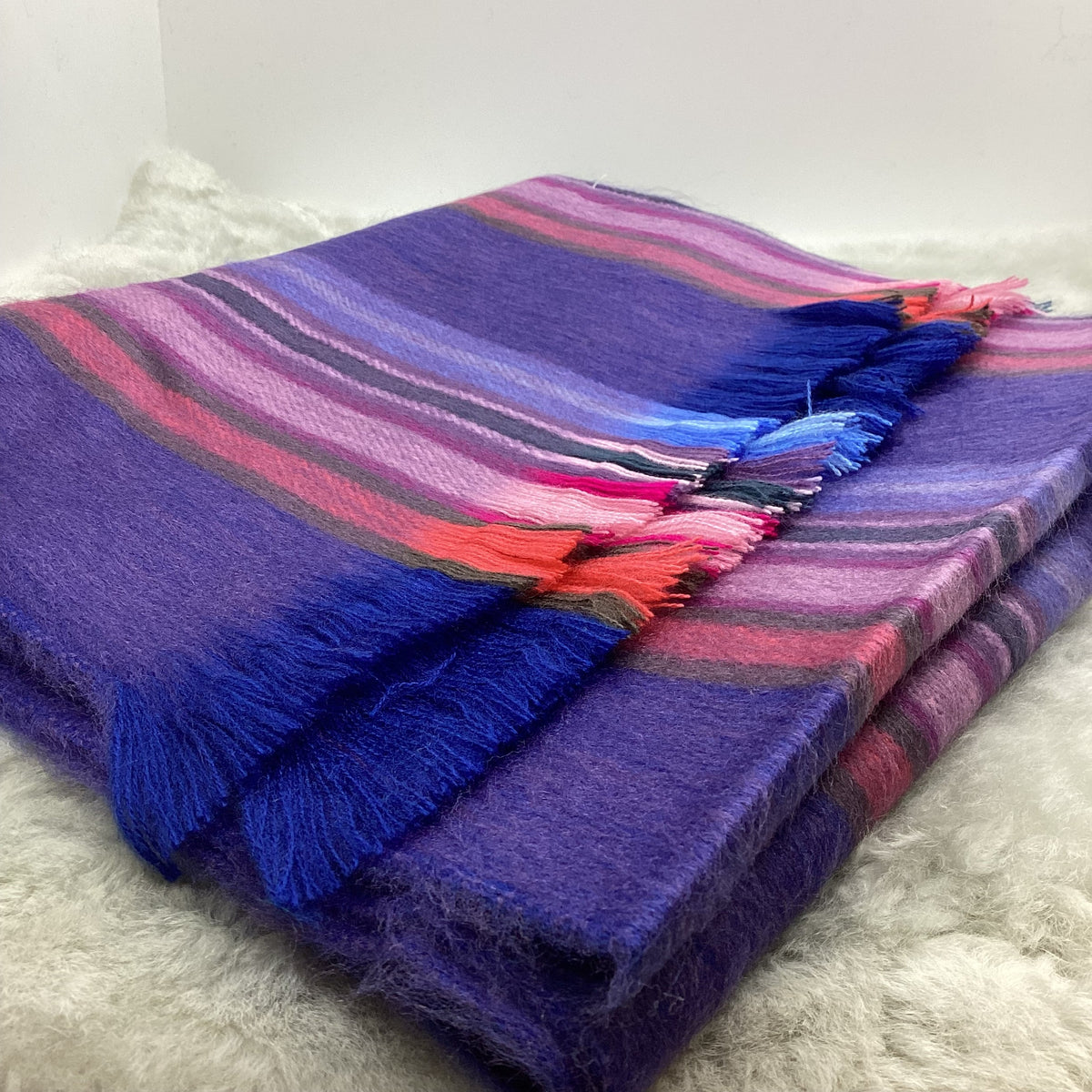 Cherries Jubilee Woven Scarf – Living the Dream Alpaca Farm