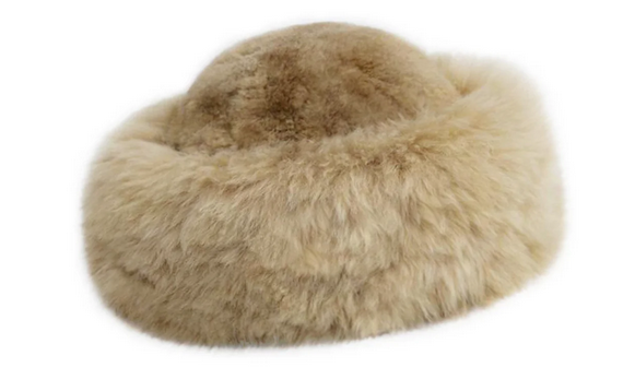 Alpaca top fur hat