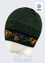 Leaf Embroidered Alpaca Hat (Color Options)