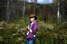 Lavender Fields Woven Shawl