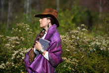 Lavender Fields Woven Shawl