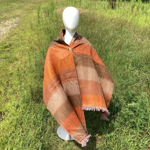 Apple Cider Woven Shawl