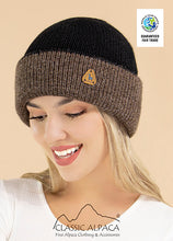 Reversible Knit English Alpaca Hat (Color Options)