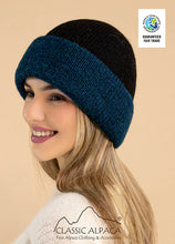 Reversible Knit English Alpaca Hat (Color Options)