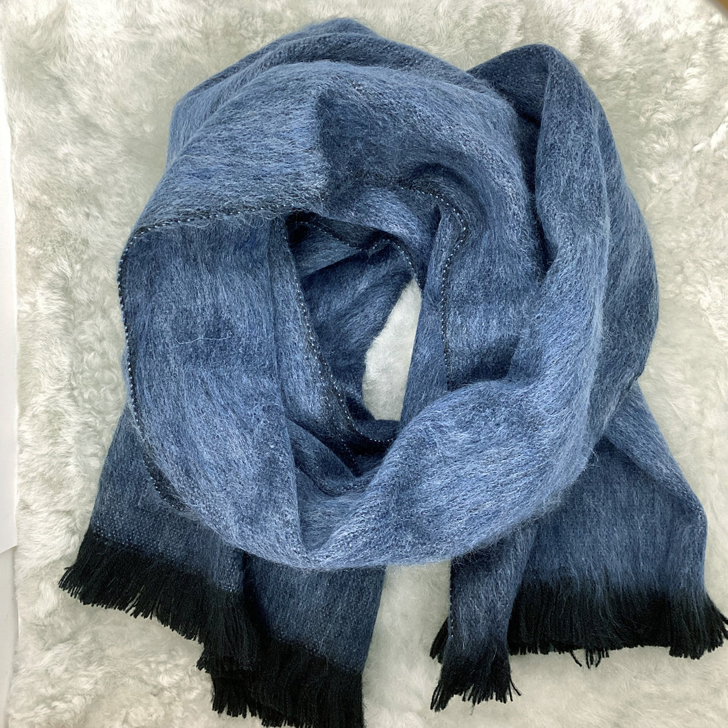 Blue Lapis Woven Scarf