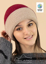 Reversible Knit English Alpaca Hat (Color Options)