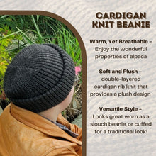 Cardigan Knit Alpaca Beanie