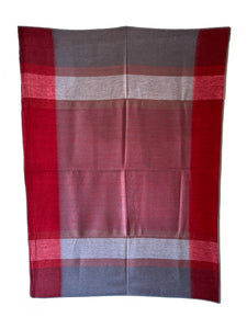 Crimson Hearth Throw