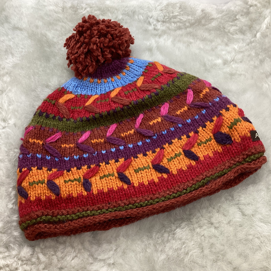 Autumn Light Alpaca Cap