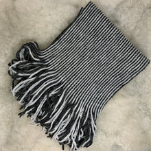 Pinstripe Knit Scarf (Color Options)
