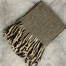 Pinstripe Knit Scarf (Color Options)