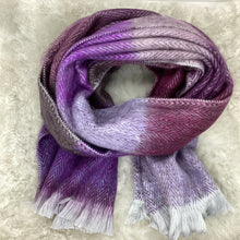 Purple Finch Woven Scarf