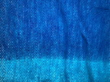 Peacock Herringbone Woven Scarf