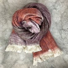 Hummingbird Herringbone Woven Scarf