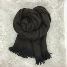 Brown Moose Woven Scarf