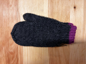 Kids Cable Pom Mitten (Color Options)