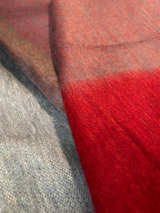 Crimson Hearth Throw