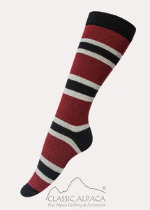 Multi Striped Simply Alpaca Socks (Color Options)