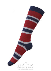 Multi Striped Simply Alpaca Socks (Color Options)