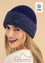 Reversible Knit English Alpaca Hat (Color Options)