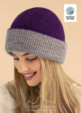 Reversible Knit English Alpaca Hat (Color Options)