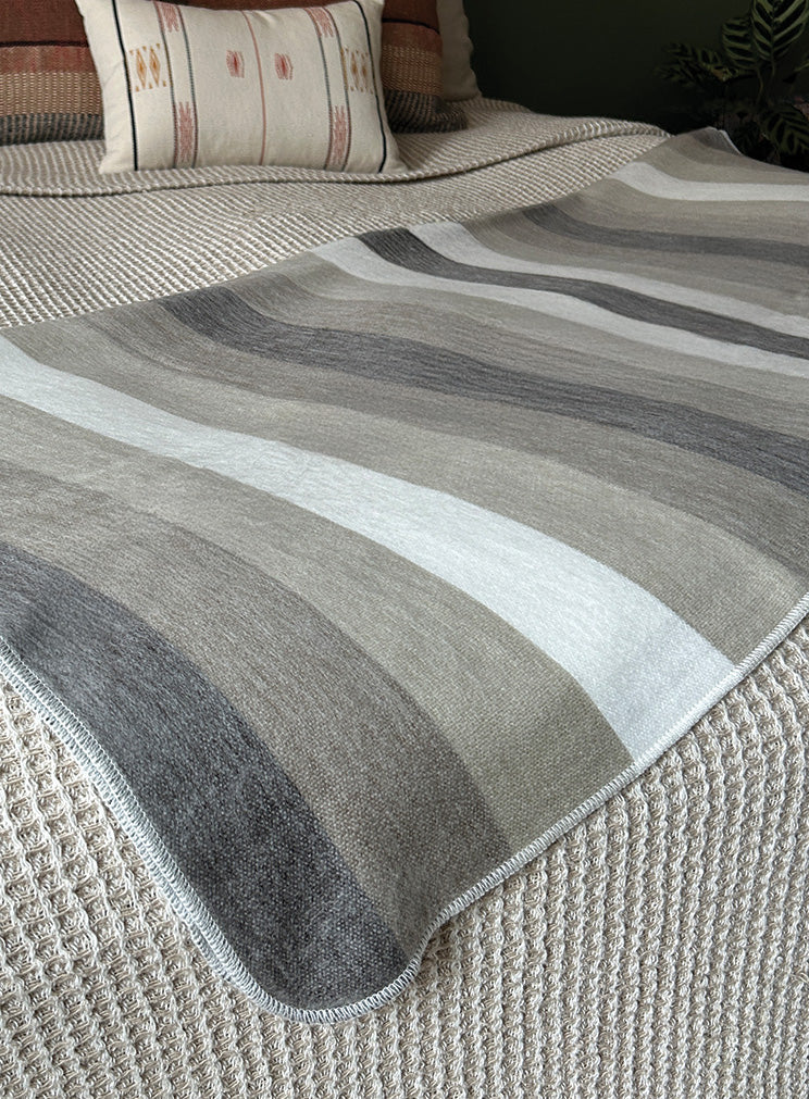 Rocky Shore Alpaca Blanket