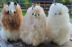 Standing Fur Alpaca 5"