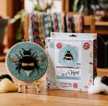 Bee in a Hoop Needle Felting Craft Kit