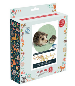 Happy Hedgehogs Needle Felting Craft Kit