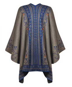 Trellis Reversible Alpaca Ruana