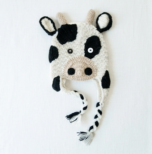 Kids Animal Hoods (Cow)