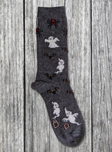 Spooky Pattern Alpaca Socks