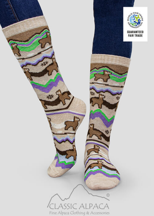 Alpaca Trails Socks