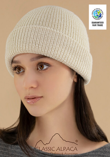 Women's Double Knit English Alpaca Hat (Color Options)