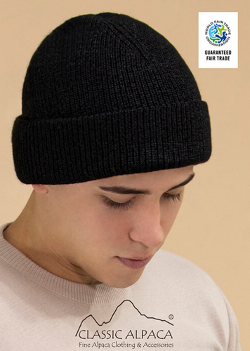Men's Double Knit English Alpaca Hat (Color Options)