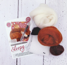 Sleepy Fox Needle Felting Craft Kit