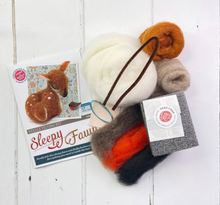 Sleepy Fawn Needle Felting Craft Kit