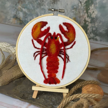 Lobster in a Hoop Needle Felting Kit