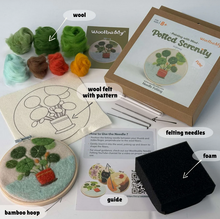 Potted Serenity Needle Felting Kit