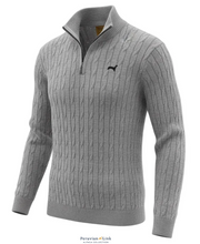Signature Qtr Zip Alpaca Sweater
