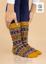 Alpaca Colorful Print Socks (Color Options)