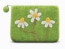 Daisy Felted Coin Purse (Options)
