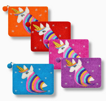 Unicorn Felted Coin Purse (Color Options)