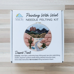 Desert Trail Needle Felting Kit