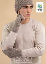 Alpaca Half Finger Gloves