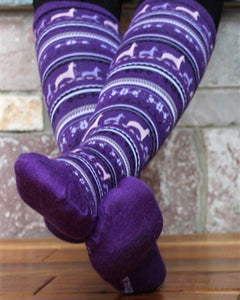 Alpaca Print Crew Socks (Color Options)
