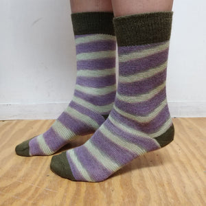 Candy Stripe Alpaca Socks (Color Options)
