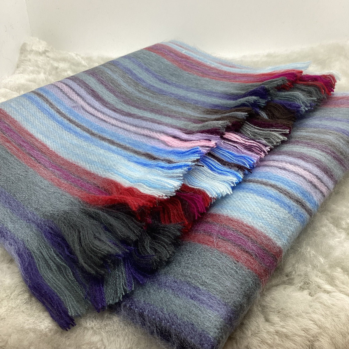 Fireworks Woven Scarf – Living the Dream Alpaca Farm