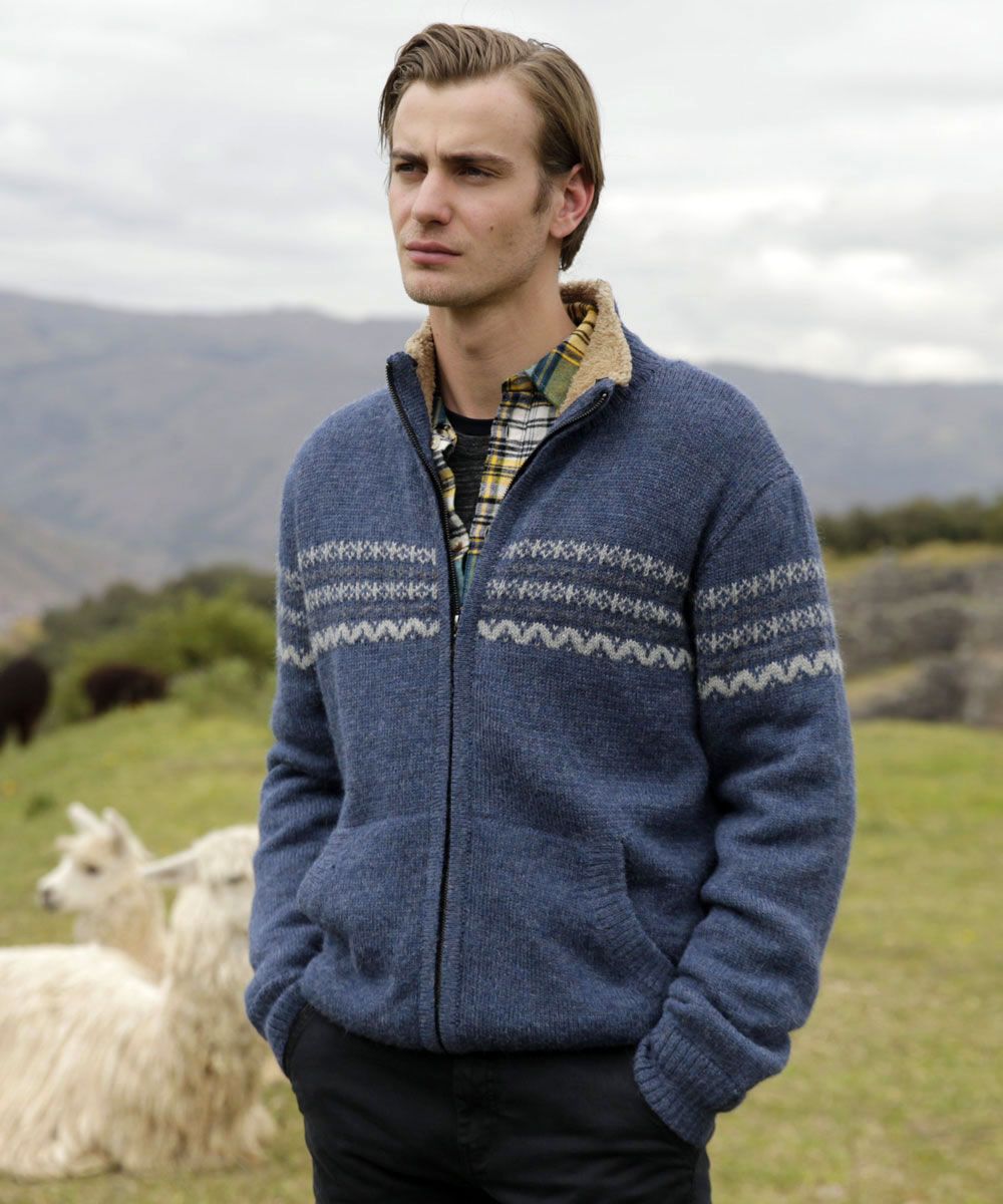Fleece lined Alpaca Sweater (Color Options)